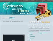 Tablet Screenshot of acrimundo.com.mx